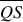 <math style="font-family:'Times New Roman'" xmlns="http://www.w3.org/1998/Math/MathML"><mstyle mathsize="18px"><menclose notation="top"><mi>Q</mi><mi>S</mi></menclose></mstyle></math>