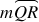 <math style="font-family:'Times New Roman'" xmlns="http://www.w3.org/1998/Math/MathML"><mstyle mathsize="18px"><mi>m</mi><mover><mrow><mi>Q</mi><mi>R</mi></mrow><mo>&#x23DC;</mo></mover></mstyle></math>